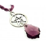 Swarovski Baroque Smoky Pentacle Pendant